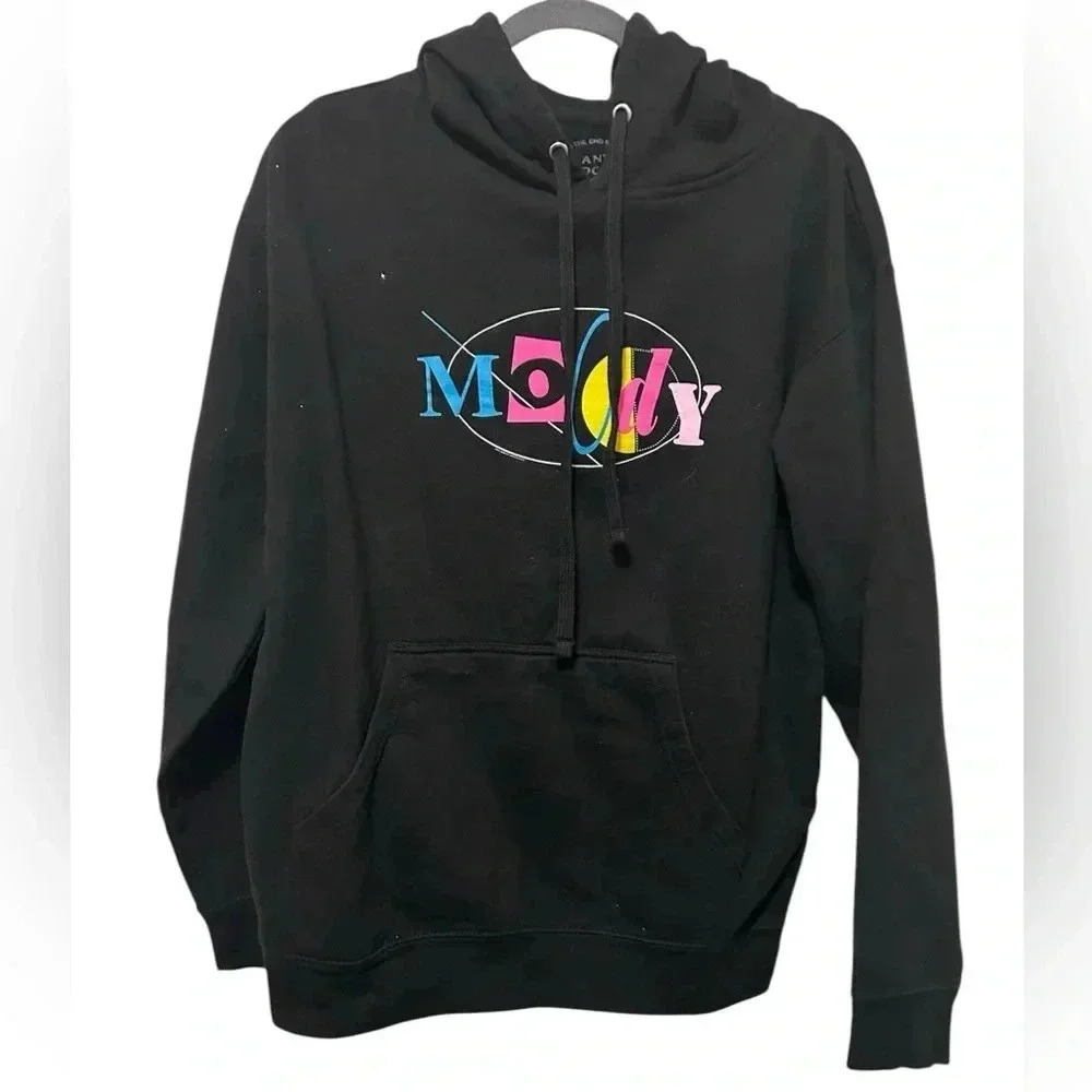 Anti Social Social Club Mood Bored Hoodie 'Black Unisex Size Medium